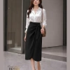 Chân Váy Công Sở Chữ A Thắt Nơ Oxatyl V130 - Phong Cách Thanh Lịch Giá 215.000₫ 2