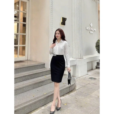 Chân Váy Công Sở Dáng Bút Chì Có Túi Ngắn Ôm Body Dài 53cm Giá 149.500đ