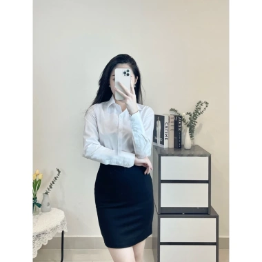 Chân Váy Công Sở Dáng Bút Chì Ngắn Ôm Có Túi Body Dài 45cm - Giá Ưu Đãi 116k 10