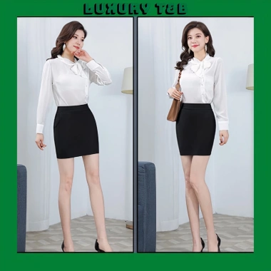 Chân Váy Công Sở Ngắn Đen Ôm Body Túi Ngang Hông Co Giãn 4 Chiều Giá Ưu Đãi 128k