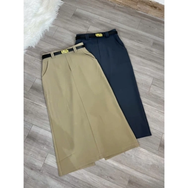 Chân váy công sở nữ HANA bút chì xẻ sau kèm đai ngẫu nhiên - Giảm giá, chỉ 195.000đ