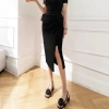 Chân váy công sở SuSu xẻ trước dáng bút chì, phối nơ sang chảnh - giảm giá 180.900 đồng 3