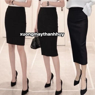 Chân váy công sở UMI co giãn kiểu bút chì Hàn Quốc - Đa độ dài, giá chỉ 120.000₫