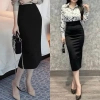 Chân váy công sở UMI co giãn kiểu bút chì Hàn Quốc - Đa độ dài, giá chỉ 120.000₫ 3