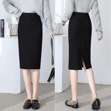 Chân váy công sở UMI co giãn kiểu bút chì Hàn Quốc - Đa độ dài, giá chỉ 120.000₫
