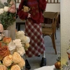 Chân váy dạ caro dáng bút chì midi 3 màu ulzzang, bigsize, giao ngay - chỉ 139k 5