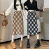 Chân váy dạ caro dáng bút chì midi 3 màu ulzzang, bigsize, giao ngay - chỉ 139k 7