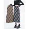 Chân váy dạ caro dáng bút chì midi 3 màu Ulzzang, có bigsize, giảm còn 89.000₫ 5