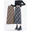 Chân váy dạ caro dáng bút chì midi 3 màu Ulzzang, có bigsize, giảm còn 89.000₫ 8