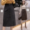 Chân váy dạ công sở đen size L - Giá ưu đãi 295k, giao nhanh 10-12 ngày