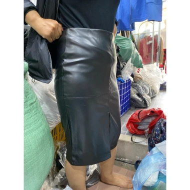 Chân Váy Da Dáng Bút Chì Los Angeles Size L - Eo 79cm, Giá ưu đãi 89,000 VND
