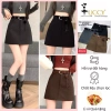 Chân váy dạ dáng chữ A ngắn có quần bảo hộ, belt - QCCC Luccy 9.602 giá 249.000đ