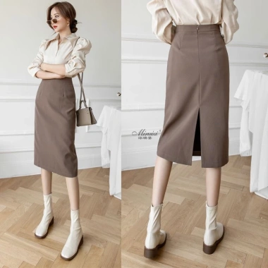Chân váy dài công sở BIG SIZE C109 xẻ sau - Giá giảm 150k, chất liệu thoáng mát