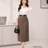 Chân váy dài công sở OXATYL V56 ép mùng cao cấp dáng xuông tặng đai 215.000₫ 2