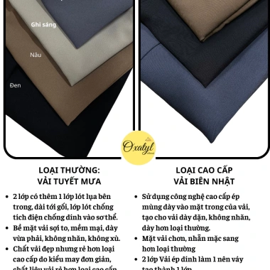 Chân váy dài công sở OXATYL V56 ép mùng cao cấp dáng xuông tặng đai 215.000₫ 7