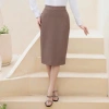 Chân váy dài nữ 25CVW-260 Thái Hòa cao cấp dáng bút chì nâu 2 lớp giá 276.000đ 3