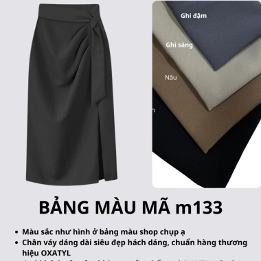 Chân Váy Dài Xẻ Đùi Dáng Ôm Công Sở Sang Trọng Oxatyl M133 Nữ Mùa Hè Giá 245.000 VND