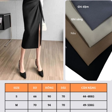Chân Váy Dài Xẻ Đùi Dáng Ôm Công Sở Sang Trọng Oxatyl M133 Nữ Mùa Hè Giá 245.000 VND