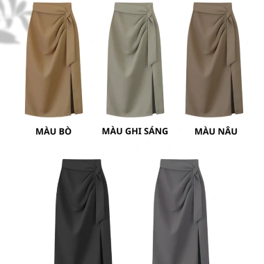 Chân Váy Dài Xẻ Đùi Dáng Ôm Công Sở Sang Trọng Oxatyl M133 Nữ Mùa Hè Giá 245.000 VND