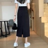 Chân váy dài xẻ tà sau dáng suông chữ A, cá tính sang trọng, giảm còn 126.133₫ 2