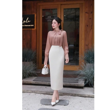 Chân Váy Dáng Bút Chì Dài 80-90cm Cạp Liền Tôn Dáng Thời Trang Hàn 179.550₫