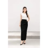 Chân Váy Dáng Bút Chì Suông Nhẹ Dài 90cm 2 Lớp, Sẻ Sau, Túi Vitex - 166.300₫ 10