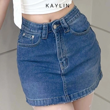 Chân váy jean KAYLIN basic N1.971 - trẻ trung, giảm giá 23% chỉ 430.000 VND