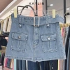 Chân váy jean KAYLIN ngắn túi hộp phối belt phong cách N1.961 – Giá chỉ 450.000đ 6