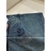 Chân váy jeans nữ bút chì thêu túi mặt cười - Thoải mái, giảm 20% chỉ 145k 2