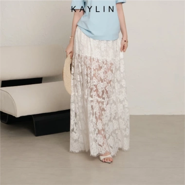 Chân Váy KAYLIN Faye Skirt tuyết hoa 2 lớp lưới hoa nhẹ nhàng BST Hè 2.025 - 420.000 VND