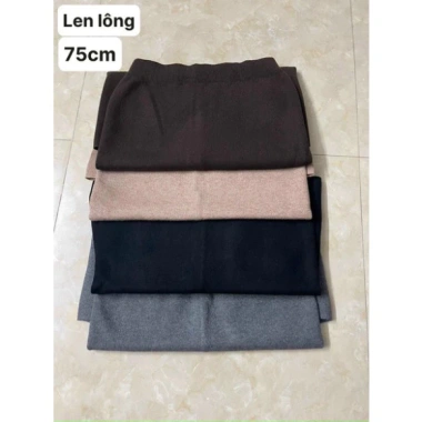 Chân váy len bút chì xẻ sau dài 75cm - Giá chỉ 168.000đ, khuyến mãi hấp dẫn 3