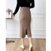 Chân Váy Len Công Sở Mùa Đông Dáng Ôm Bút Chì, Sẻ Sau, Len Dày Dặn - YOLUMI 175k 6