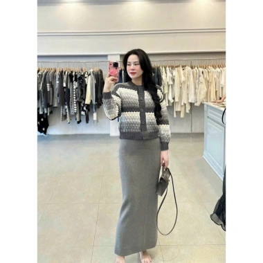 Chân Váy Len Dài Ôm Body Dáng Bút Chì – Lông Thỏ Fresize Mềm Mịn, Hàn Quốc Sang Chảnh – Giá 305k (đc từ 396k) 7