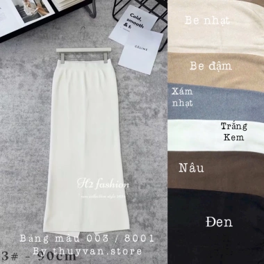 Chân váy len lông mịn dáng ôm bút chì 60‑95cm – Giá chỉ 175.000₫, chuẩn Quảng Châu 9
