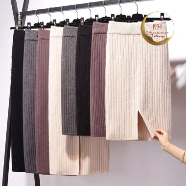 Chân váy len nữ ôm eo bó dáng sexy, dệt kim Quảng Châu, giá 145k giảm từ 174k