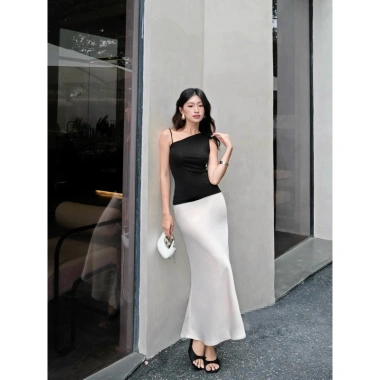 Chân Váy Lụa Mio Lady Cạp Ngang Rốn Dáng Dài Đuôi Cá Nhẹ Hai Lớp - Giá 329k 2 Chân Váy Lụa Mio Lady Cạp Ngang Rốn Dáng Dài Đuôi Cá Nhẹ Hai Lớp - Giá 329k 2