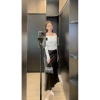 Chân Váy Lụa Mio Lady Cạp Ngang Rốn Dáng Dài Đuôi Cá Nhẹ Hai Lớp - Giá 329k 3