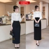Chân váy midi dài 88cm 2 lớp, đai váy công sở Oxatyl CV57 - Giá chỉ 215.000₫ 5