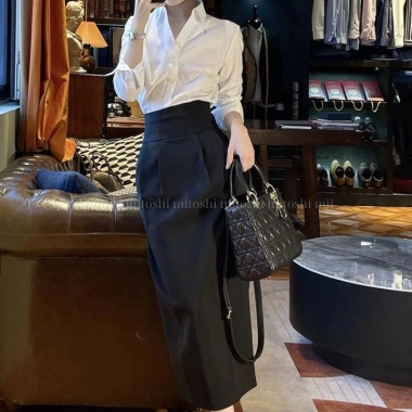 Chân Váy Midi Dài Bút Chì Cạp Cao Che Bụng Tôn Dáng, Vải Tuyết Mưa Cầu Vồng Đậm Mềm Mịn - Giá chỉ 295k 3 Chân Váy Midi Dài Bút Chì Cạp Cao Che Bụng Tôn Dáng, Vải Tuyết Mưa Cầu Vồng Đậm Mềm Mịn - Giá chỉ 295k 3