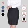 Chân váy midi nữ Thái Hòa cotton vải trơm dáng bút chì ôm body, giá ưu đãi 195.650₫ 3