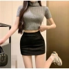Chân váy ngắn chữ A ôm dáng, chất UMI co giãn mềm mại, có lót quần, tôn dáng nữ, giá chỉ 89.000 VND 5