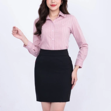 Chân váy nữ bút chì CVW-R01 cotton tự nhiên, dài ngắn 1 lớp, Thái Hòa - Giá ưu đãi 197.800₫
