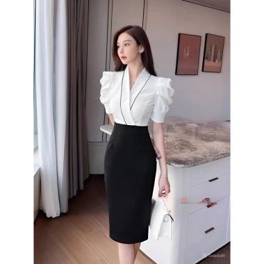 Chân Váy Nữ Công Sở Cao Cấp Chéo Nhật 2 Lớp - Thiết Kế Thanh Lịch Giá 204.800₫ 3