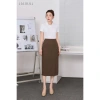 Chân váy nữ công sở LALULILL dáng đứng 78cm xẻ trước đính hàng cúc Giá 319.000₫ 5