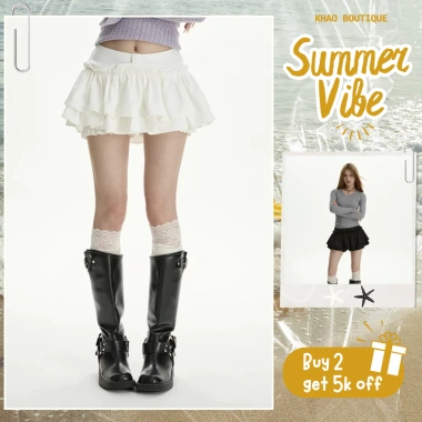 Chân Váy Nữ Mùa Hè BIGSIZE Bánh Phồng - Giá 125k | Khao Boutique Chân Váy Nữ Mùa Hè BIGSIZE Bánh Phồng - Giá 125k | Khao Boutique