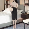 Chân Váy Ôm Xẻ Tà Dài 75cm Bút Chì - Buộc Nơ Sang Trọng, BIGSIZE Giá 210k 2