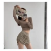 Chân váy rút dây ôm body + quần trong năng động QCCC size lớn NGOMINH SP118 109k 7