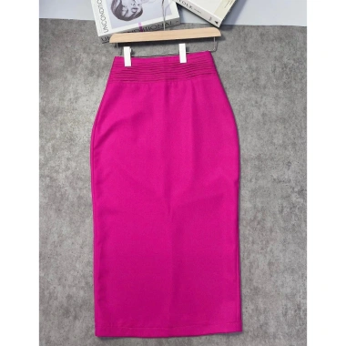 Chân váy Susuclothing bút chì cạp Mí nhiều tầng cạp lưng cao phong cách công sở trẻ trung d68cm Giá ưu đãi 190.400 VND