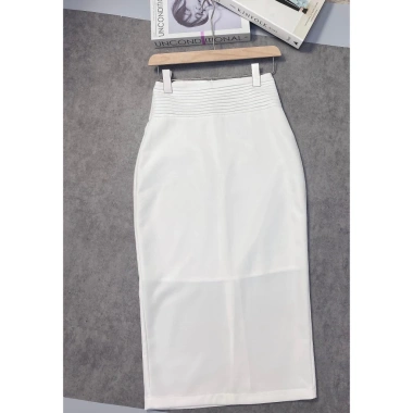 Chân váy Susuclothing bút chì cạp Mí nhiều tầng cạp lưng cao phong cách công sở trẻ trung d68cm Giá ưu đãi 190.400 VND