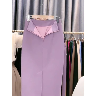 Chân váy Susuclothing bút chì cạp Mí nhiều tầng cạp lưng cao phong cách công sở trẻ trung d68cm Giá ưu đãi 190.400 VND